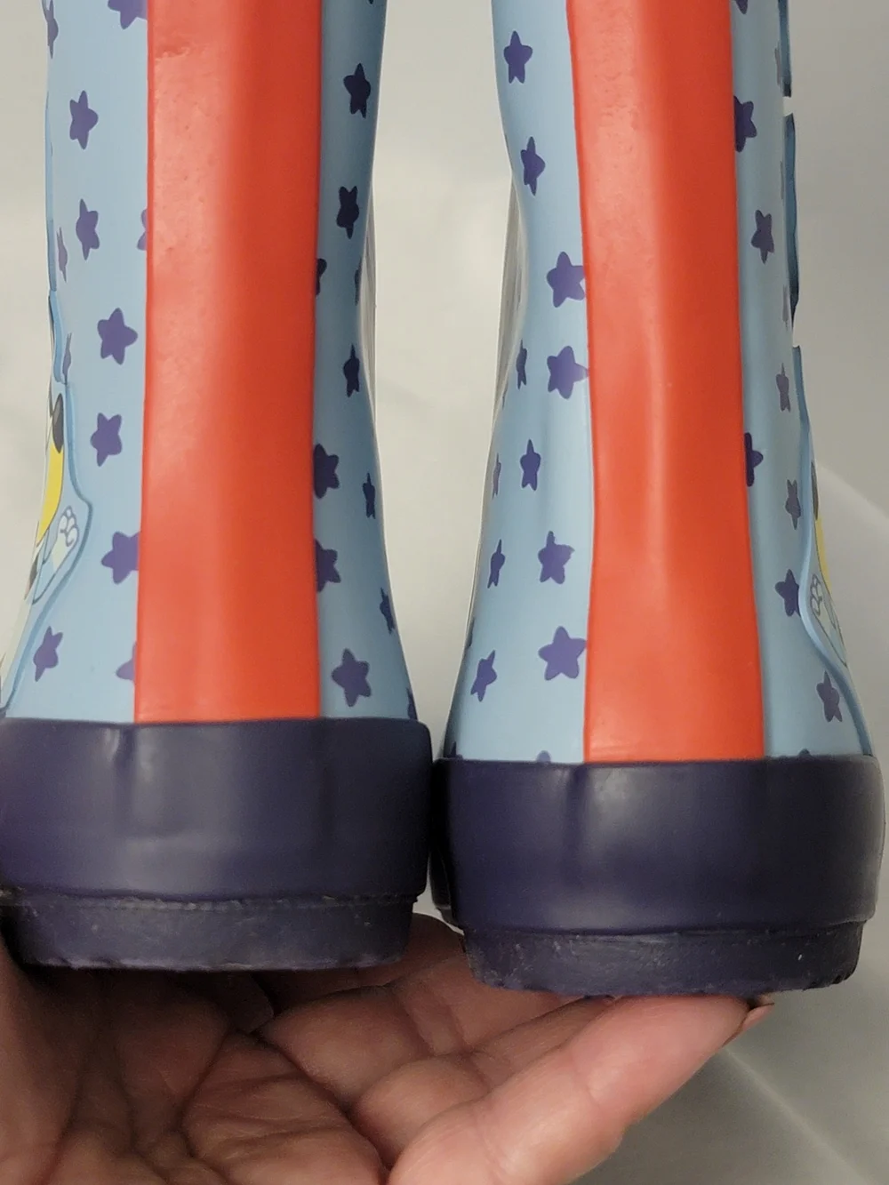 Bluey Light Blue Kids Rain Boots Size 11-12